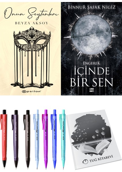 Içinde Bir Sen 1 Engerek Binnur Şafak Nigiz ve Epsilon Yayınevi Onun Şeytanları Beyza Aksoy 2li Set