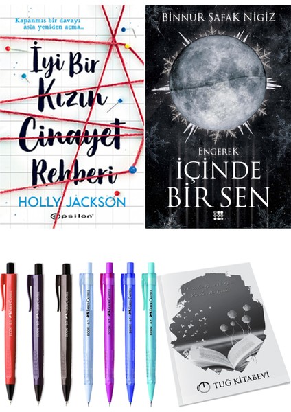 Içinde Bir Sen 1 Engerek Binnur Şafak Nigiz ve Epsilon Yayınevi Iyi Bir Kızın Cinayet Rehberi Holly Jackson 2li Set