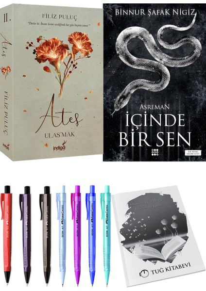 Içinde Bir Sen 2 Asreman Binnur Şafak Nigiz ve Ateş Ulaşmak 2 Filiz Puluç 2li Set