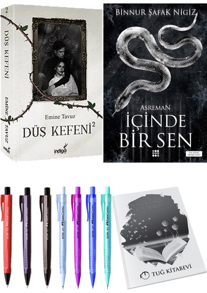 Içinde Bir Sen 2 Asreman Binnur Şafak Nigiz ve Düş Kefeni 2 Emine Tavuz 2li Set