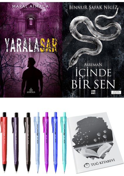 Içinde Bir Sen 2 Asreman Binnur Şafak Nigiz ve Ephesus Yayınları Yaralasar 3 Maral Atmaca 2li Set