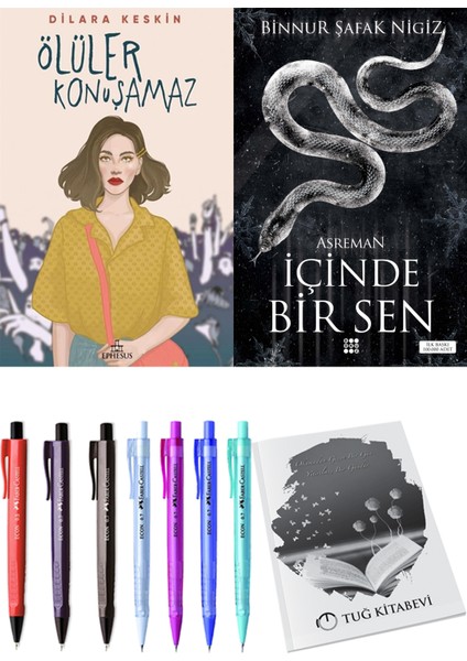 Içinde Bir Sen 2 Asreman Binnur Şafak Nigiz ve Ephesus Yayınları Ölüler Konuşamaz Dilara Keskin 2li Set
