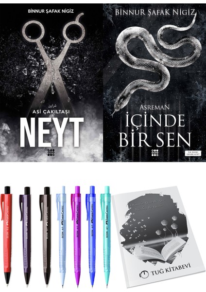 Içinde Bir Sen 2 Asreman Binnur Şafak Nigiz ve Dokuz Yayınları Asi Çakıltaşı 3 Neyt Binnur Şafak Nigiz 2li Set