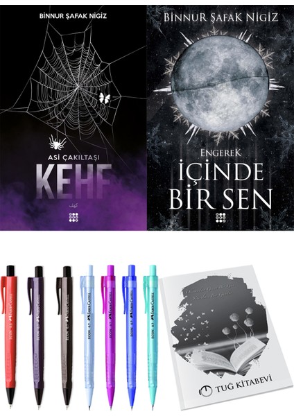Içinde Bir Sen 1 Engerek Binnur Şafak Nigiz ve Dokuz Yayınları Asi Çakıltaşı 1 Kehf Binnur Şafak Nigiz 2li Set