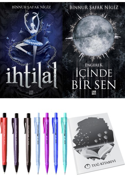 Içinde Bir Sen 1 Engerek Binnur Şafak Nigiz ve Dokuz Yayınları Ihtilal 1 Zelzele Binnur Şafak Nigiz 2li Set