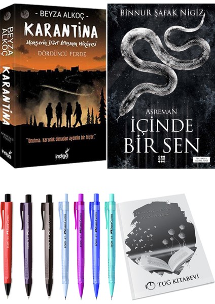 Içinde Bir Sen 2 Asreman Binnur Şafak Nigiz ve Karantina 4 Beyza Alkoç 2li Set
