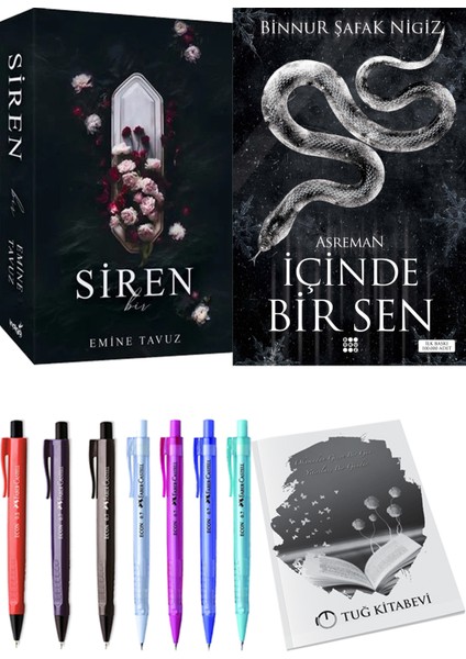 Içinde Bir Sen 2 Asreman Binnur Şafak Nigiz ve Siren Bir Emine Tavuz 2li Set