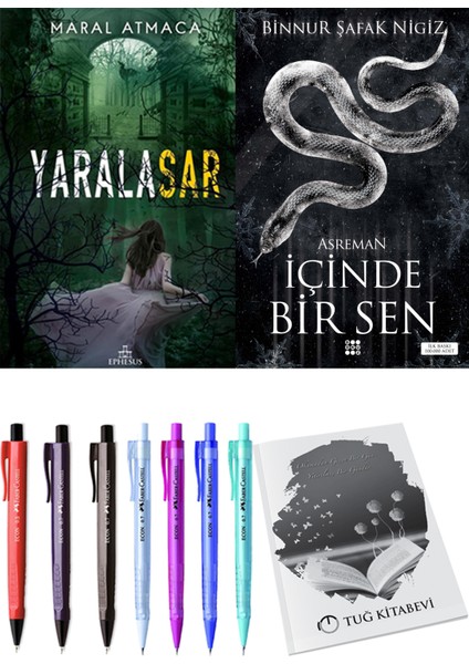 Içinde Bir Sen 2 Asreman Binnur Şafak Nigiz ve Ephesus Yayınları Yaralasar 2 Maral Atmaca 2li Set