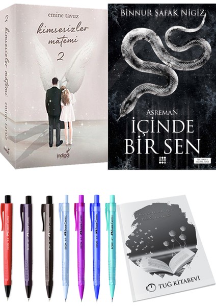 Içinde Bir Sen 2 Asreman Binnur Şafak Nigiz ve Kimsesizler Matemi 2 Emine Tavuz 2li Set