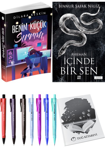 Içinde Bir Sen 2 Asreman Binnur Şafak Nigiz ve Ephesus Yayınları Benim Küçük Sırrım 3 Dilara Keskin 2li Set