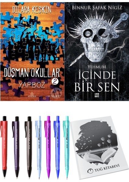 Içinde Bir Sen 3 Yehmum Binnur Şafak Nigiz ve Ephesus Yayınları Düşman Okullar 2 Dilara Keskin 2li Set