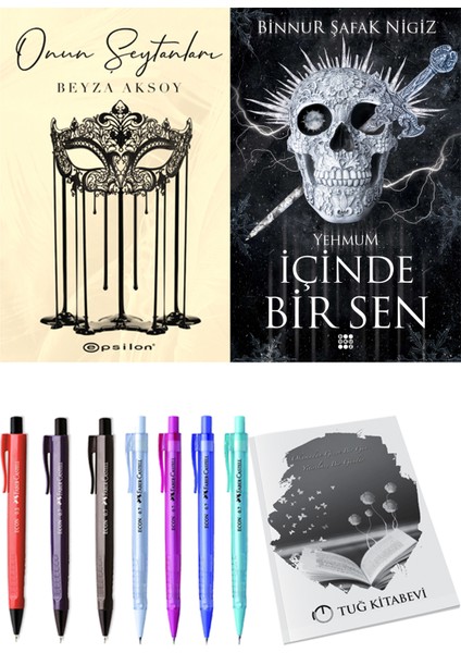 Içinde Bir Sen 3 Yehmum Binnur Şafak Nigiz ve Epsilon Yayınevi Onun Şeytanları Beyza Aksoy 2li Set