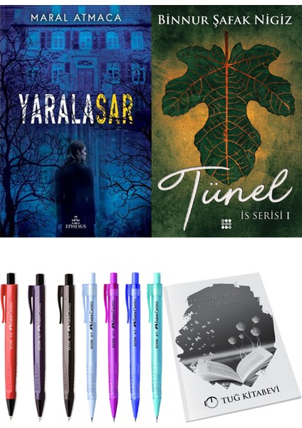 Is Serisi 1 Tünel Binnur Şafak Nigiz ve Ephesus Yayınları Yaralasar 1 Maral Atmaca 2li Set