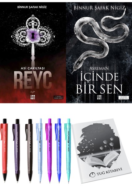 Içinde Bir Sen 2 Asreman Binnur Şafak Nigiz ve Dokuz Yayınları Asi Çakıltaşı 2 Reyc Binnur Şafak Nigiz 2li Set