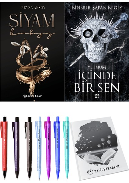 Içinde Bir Sen 3 Yehmum Binnur Şafak Nigiz ve Epsilon Yayınevi Siyam 2 Beyza Aksoy 2li Set