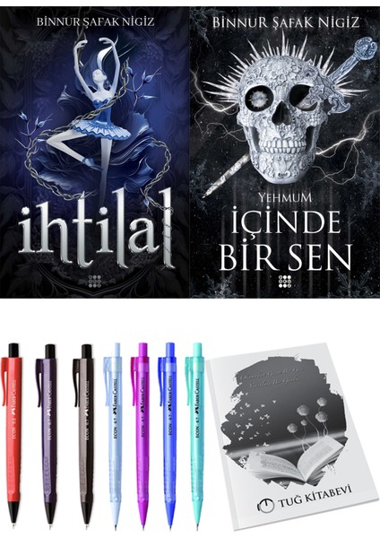 Içinde Bir Sen 3 Yehmum Binnur Şafak Nigiz ve Dokuz Yayınları Ihtilal 1 Zelzele Binnur Şafak Nigiz 2li Set