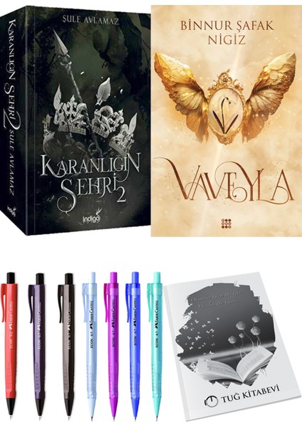 Vaveyla 1 Sönmüş Binnur Şafak Nigiz ve Karanlığın Şehri 2 Şule Avlamaz 2li Set