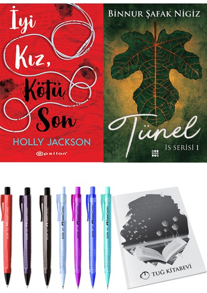 Is Serisi 1 Tünel Binnur Şafak Nigiz ve Epsilon Yayınevi Iyi Kız Kötü Son Holly Jackson 2li Set