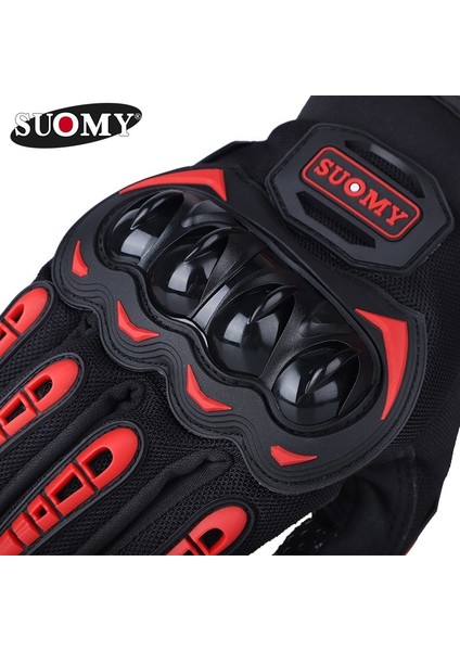 Motosiklet Eldiveni Binici Erkek Tam Parmak Koruyucu Kabuk Anti-Düşme Dokunmatik Ekran Nefes Alabilir (Yurt Dışından) fiyatları