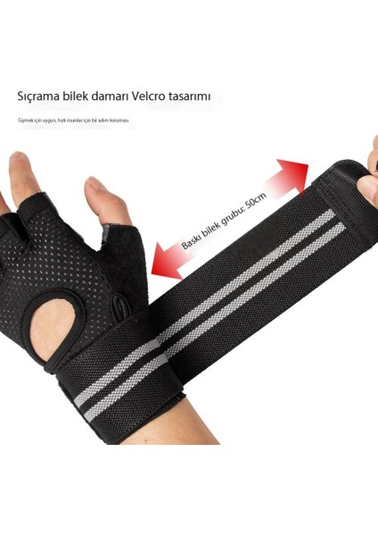 Fitness Bileklik Eldivenleri, Koşu, Dağcılık, Aşınmaya Dayanıklı Yarım Parmak Eldivenleri, Antrenman, Açık Havada Bisiklet Sürme, Spor Fitness Eldivenleri (Yurt Dışından) modelleri