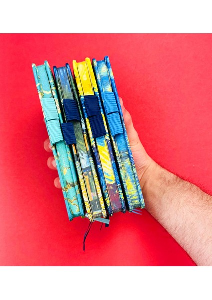 Van Gogh Tasarımlı C6 Defter BM-1205 modelleri