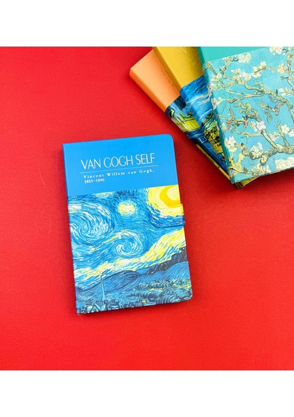 Van Gogh Tasarımlı Mıknatıs Kapaklı Defter BM-1211