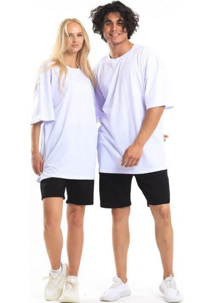 2li Oversize Sevgili Çift Kombini T-Shirt fiyatları