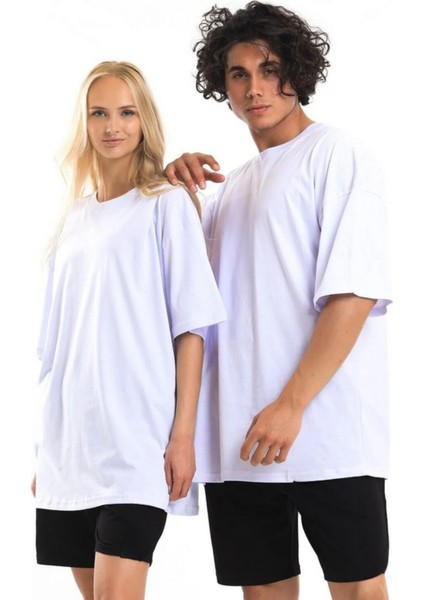 2li Oversize Sevgili Çift Kombini T-Shirt modelleri