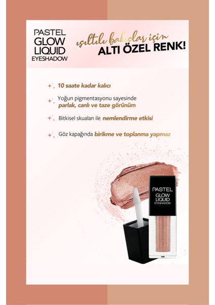 Glow Liquid Eyeshadow Set - Likit Far 221 + 222 + Togin Çanta Hediye fırsatları