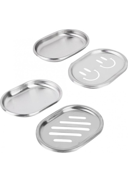 Gülümseme Stili Iki Katmanlı Sabunluk Tabaklı Süzme Paslanmaz Çelik Sabun Kabi Tutucu Kap Konteyner Sabun Tepsisi Banyo Düzenleyici Aksesuarlar (Yurt Dışından) modelleri