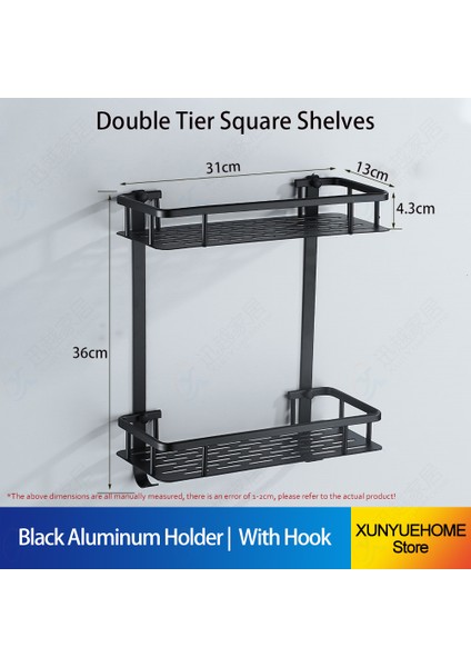 Bs-A1-31-2s Stili Banyo Raf Duş Sepeti Köşe Çerçevesi Duvara Monte Alüminyum Tuvalet Depolama Şampuan Tutucu Mutfak Organizer Rafı (Yurt Dışından)