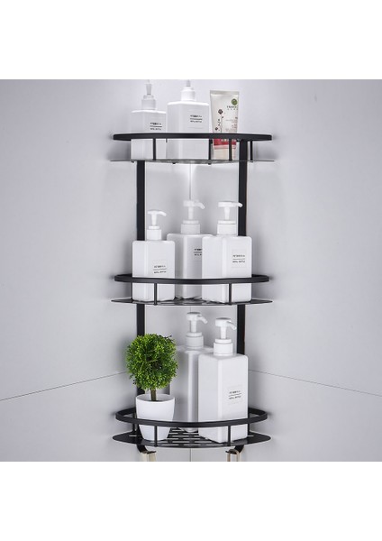 Bs-A1-31-2s Stili Banyo Raf Duş Sepeti Köşe Çerçevesi Duvara Monte Alüminyum Tuvalet Depolama Şampuan Tutucu Mutfak Organizer Rafı (Yurt Dışından) modelleri