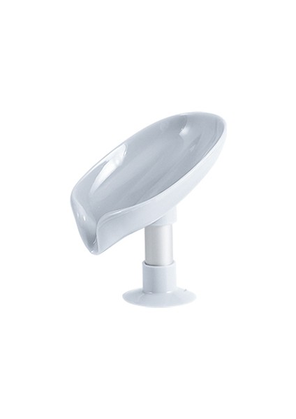 Kısa Gri Stil Yaprak Şekilli Sabun Kutusu Sıhhiye Sabun Tutucu Kutu Banyo Duş Sabun Tutucu Sünger Saklama Tablası Banyo Malzemeleri Banyo Gereçleri (Yurt Dışından)