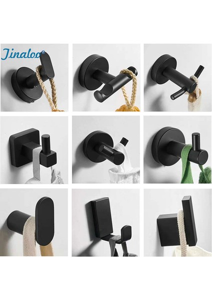 Gövde Tarzı Tarzı Siyah Paslanmaz Çelik Elbise Askısı Duvara Monte Havlu Askısı Giysi Askısı Banyo Donanımı Askılar (Yurt Dışından) fiyatları