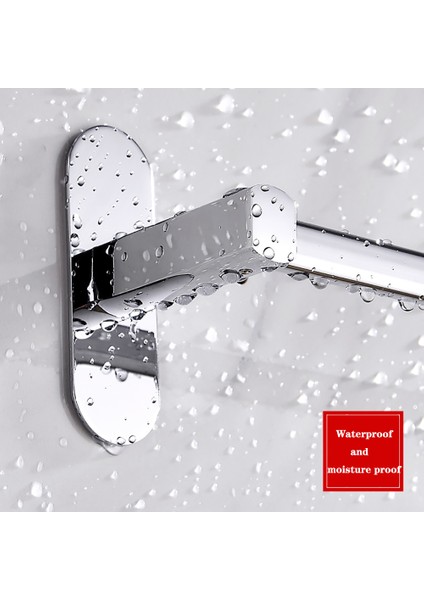 TB-D-60CM Stili Havlu Tutucu Çubuklar Deliksiz Duvar Banyo Askısı cm Gümüş Paslanmaz Çelik Depolama Rafı Banyo Aksesuarları (Yurt Dışından) modelleri