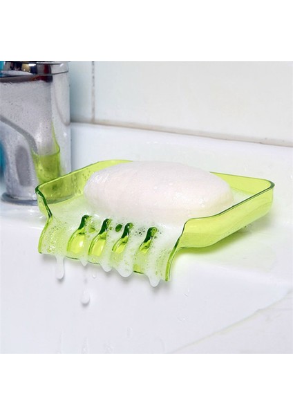 Mavi Stil Kaymayan Saklama ve Süzgeç Sabun Kutusu Banyo Aksesuarları - Plastik Sabunluk (Yurt Dışından) fırsatları