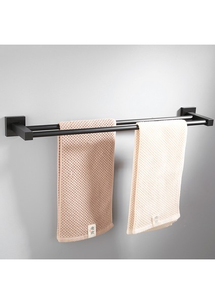 Bornoz Askısı Tarzı Siyah Havlu Askılı Banyo Havlu Askısı Alüminyum Alaşımlı Banyo Aksesuarları Havlu Rafı Havlu Halkası Tuvalet Fırçası Depolama Rafı (Yurt Dışından) fırsatları