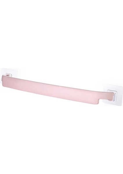 Pembe Stil Yeni Yumruksuz Banyo Havlu Askı Raf Tutucu Duvara Monte Kendinden Yapışkanlı Askı Raf Banyo Aksesuarları Drog (Yurt Dışından)