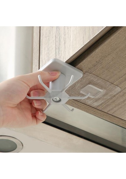 Bk Tarzı 360 Derece Mutfak Döner Depolama Askısı Deliksiz Duvar Rafı Banyo Askısı Kaşık Tencere Tava Organizatörü (Yurt Dışından) fırsatları