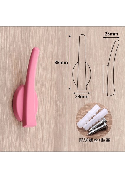 Gövde Pembe Tarzı Mfys Kuzey Metal Ceket Askısı Duvara Monte Edilebilir Giysi Askıları Avrupa Yaratıcı Banyo Aksesuarları Havlu Rafı Tutucu (Yurt Dışından)