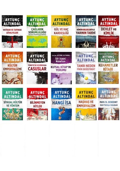 Aytunç Altındal 15 Kitap Set