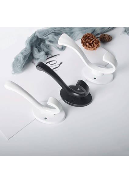 Bk Tarzı 1 Adet Ağır Hizmet Palaska Duvara Monteli Şapka Askısı Çift Çatal Retro Palaska Asılı Siyah Beyaz Renk (Yurt Dışından) fırsatları