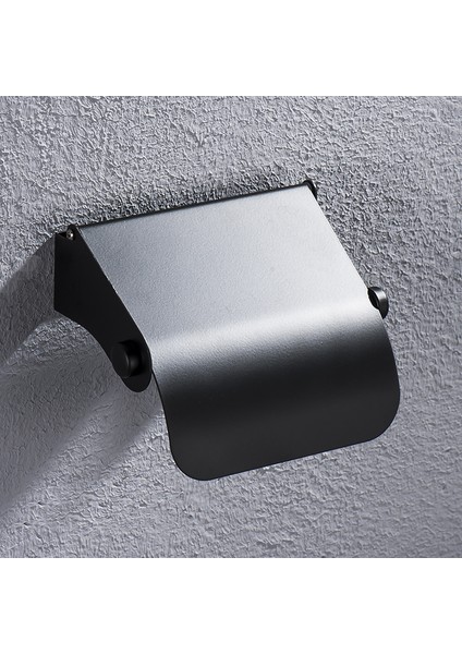 Gümüş Tarzı Banyo Paslanmaz Çelik Kağıt Tutucu Duvara Monte Tuvalet Rulosu Tutucu Banyo Aksesuarları Siyah Gümüş Cilalı (Yurt Dışından) modelleri