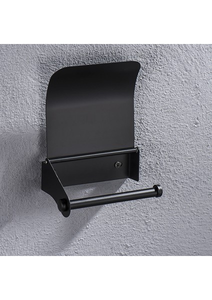 Gümüş Tarzı Banyo Paslanmaz Çelik Kağıt Tutucu Duvara Monte Tuvalet Rulosu Tutucu Banyo Aksesuarları Siyah Gümüş Cilalı (Yurt Dışından) fırsatları