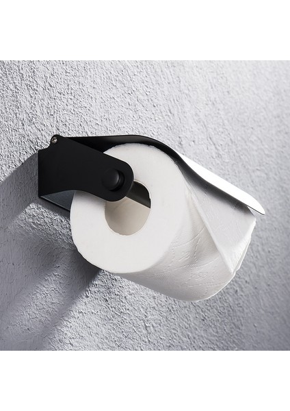 Gümüş Tarzı Banyo Paslanmaz Çelik Kağıt Tutucu Duvara Monte Tuvalet Rulosu Tutucu Banyo Aksesuarları Siyah Gümüş Cilalı (Yurt Dışından) indirimleri
