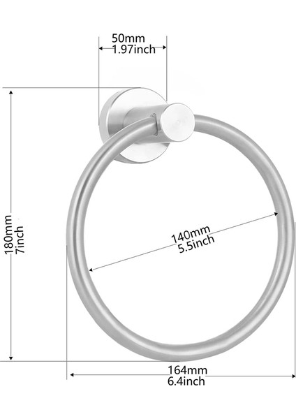 Bir Stil 1 Parça Fırçalanmış Altın Paslanmaz Çelik Banyo Havlu Askısı Duvara Monte Yuvarlak Havlu Halkaları Döner Havlu Rafı Mutfak Aksesuarları Seti (Yurt Dışından) fiyatları