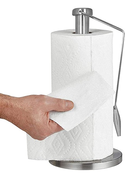 C Tipi Büyük Boy Stili Mutfak Tezgahı ve Yemek Masası Için Paslanmaz Çelik Kağıt Havluluk - Kağıt Havlu Tutacağı (Yurt Dışından) modelleri