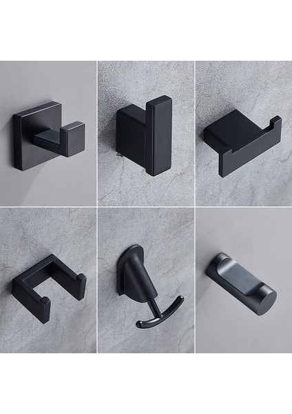 C Stili Banyo Mutfak Askı Kanca Paslanmaz Çelik Duvar Askısı Anahtar Ceket Havlu Kanca Bornoz Kanca Banyo Donanımı SUS304 (Yurt Dışından) fırsatları