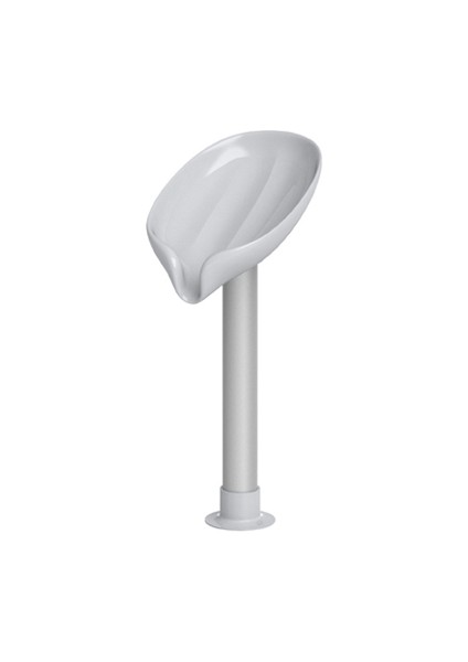 Uzun Gri Stil Yaprak Şekilli Sabun Kutusu Sıhhiye Sabun Tutucu Kutu Banyo Duş Sabun Tutucu Sünger Saklama Tablası Banyo Malzemeleri Banyo Gereçleri (Yurt Dışından)