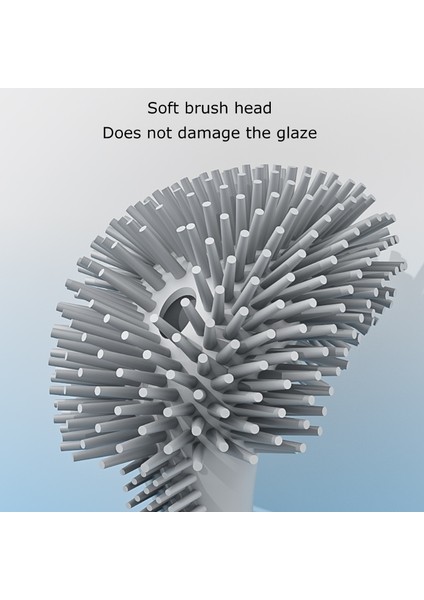 Duvara Monte Temizlik Fırçası Silikon Tuvalet Fırçası ve Tutucu Tuvalet Temizleyici Ekleyebilir Tpr Yumuşak Kıllar Tuvalet Fırçası (Yurt Dışından) fırsatları